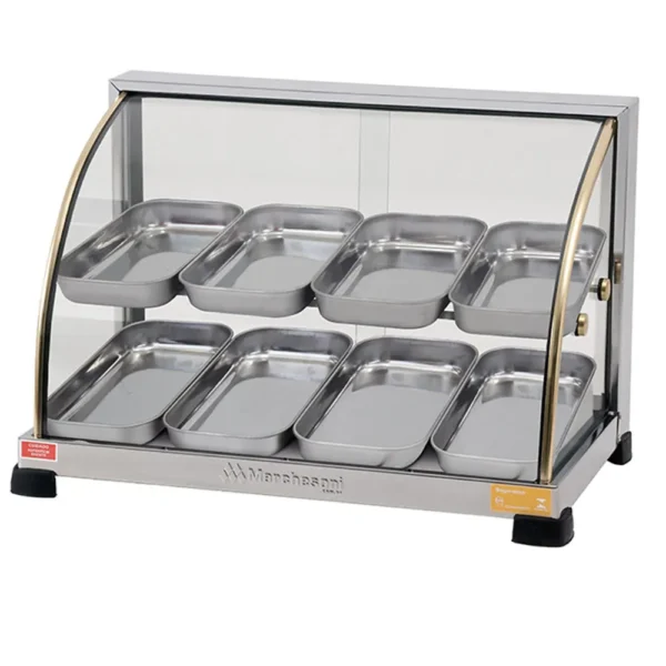 Estufa Ouro curva com 8 Bandejas Dupla - Marchesoni