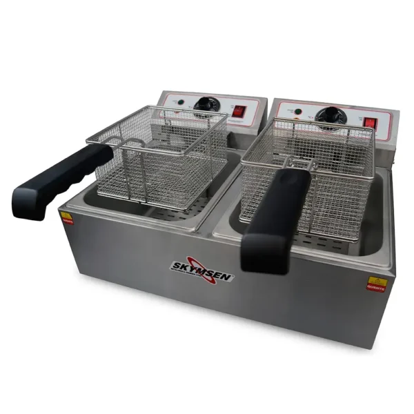 Fritadeira Elétrica 2 Cubas de 5 Litros FED-20-N - Skymsen