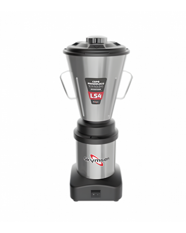 LIQUIDIFICADOR COMERCIAL INOX, COPO MONOBLOCO INOX LS4 - SKYMSEN