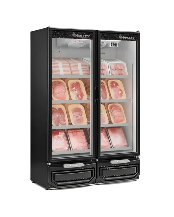Expositor Vertical 2 Portas 957l Gcbc-950 - Gelopar