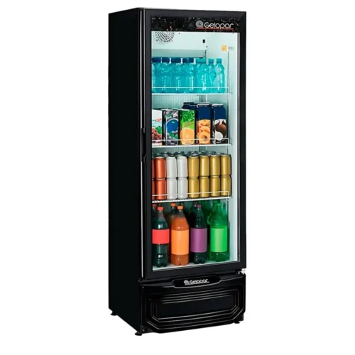 Refrigerador Vertical Porta de Vidro 572L GRD-57 PR- Gelopar