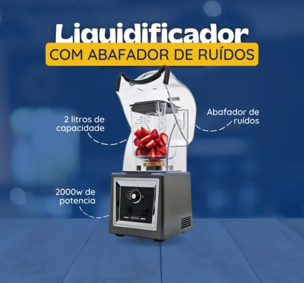 Liquidificador Industrial BL212 2l -  METVISA