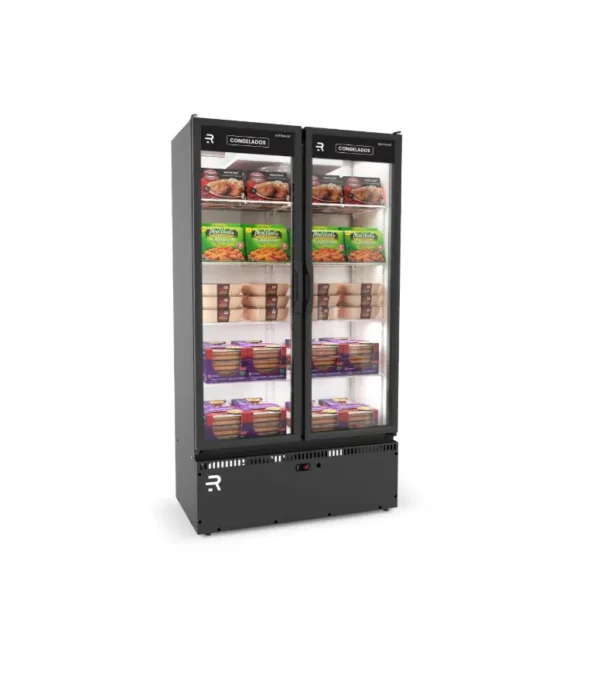 Auto Serviço Vanguard Congelados Refrimate 2 Portas Preto e Branco 220V ASVCG2P