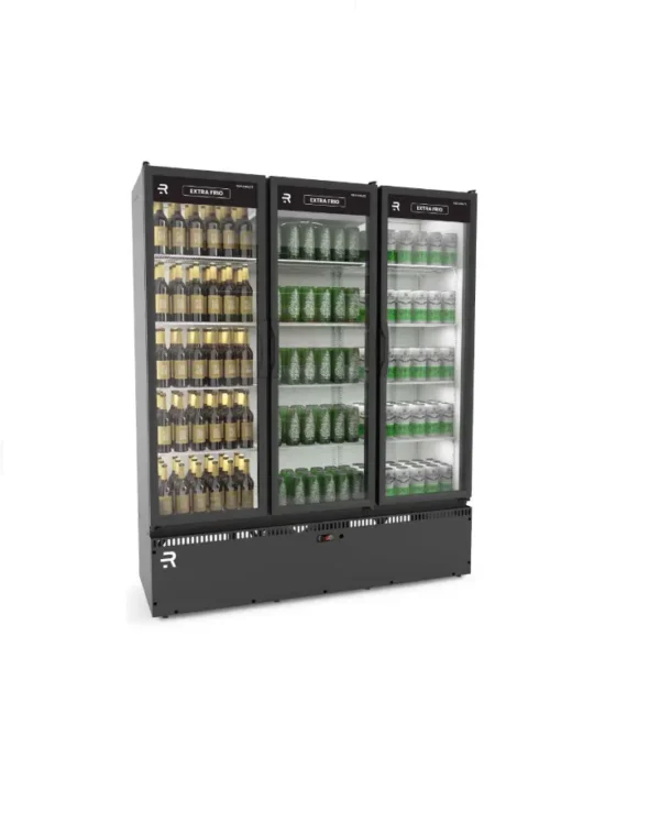 Auto Serviço Vanguard Extra Frio Refrimate 3 Portas Preto e Branco 220V ASVEF3P