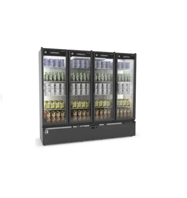 Auto Serviço Vanguard Resfriados Refrimate 4 Portas Preto e Branco 220V ASVR4P