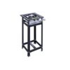 Fogão industrial 01 bocas baixa pressão boca dupla 30X30 Cristal Aço 72095