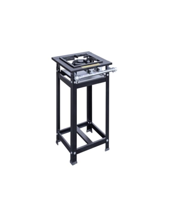 72095 Fogão industrial 01 bocas baixa pressão boca dupla 30X30 Cristal Aço 72095