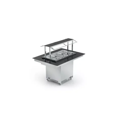 Buffet Frio Central para 6 Cubas 220V Refrimate NBRCF 6