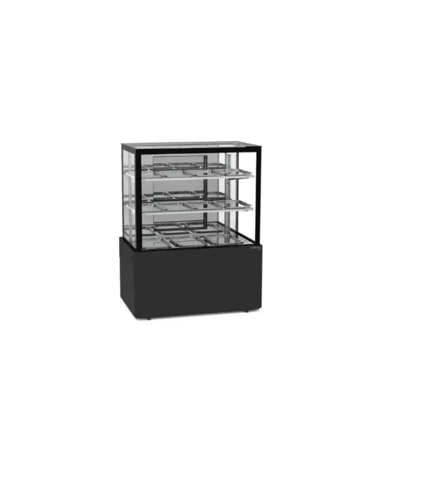 Balcão Vitrine Titanium Premium Quente 2 Prateleiras 100cm 220v Refrimate VTPRQ2P 1000